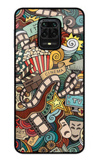Cinema Abstract Redmi Note 9 Pro/Pro Max Glass Case