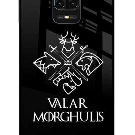 Valar Morghulis | Game Of Thrones Redmi Note 9 Pro/Pro Max Glass Case