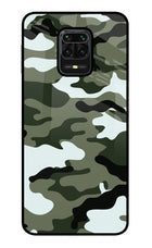 Camouflage Redmi Note 9 Pro/Pro Max Glass Case