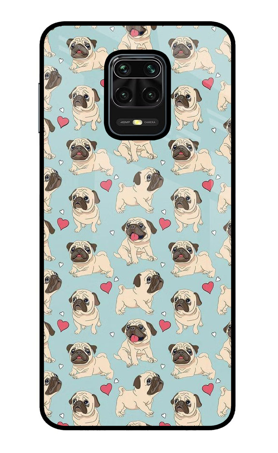 Pug Dog Redmi Note 9 Pro/Pro Max Back Cover, Metal case