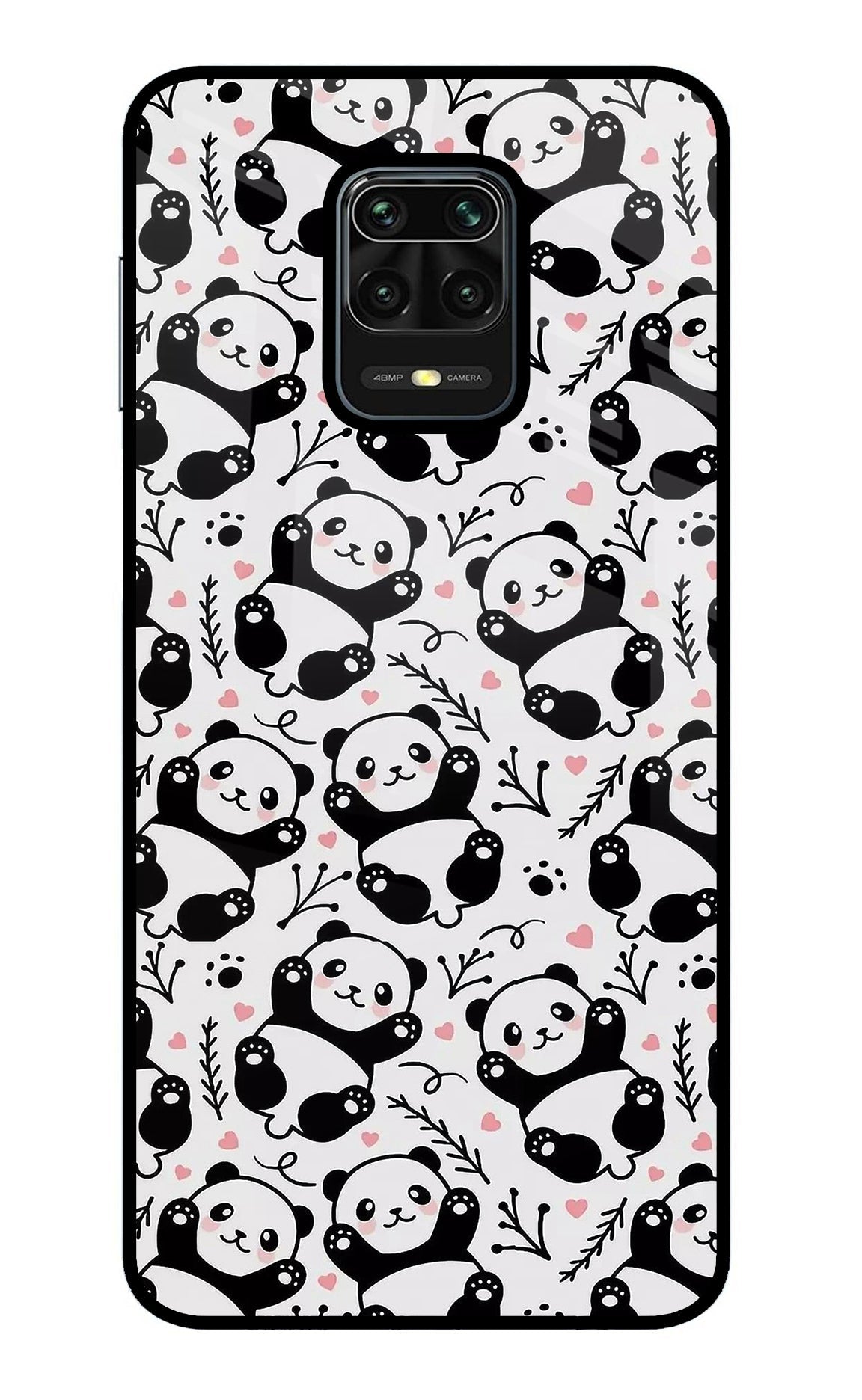 Cute Panda Redmi Note 9 Pro/Pro Max Glass Case