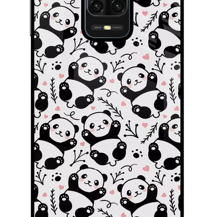 Cute Panda Redmi Note 9 Pro/Pro Max Glass Case