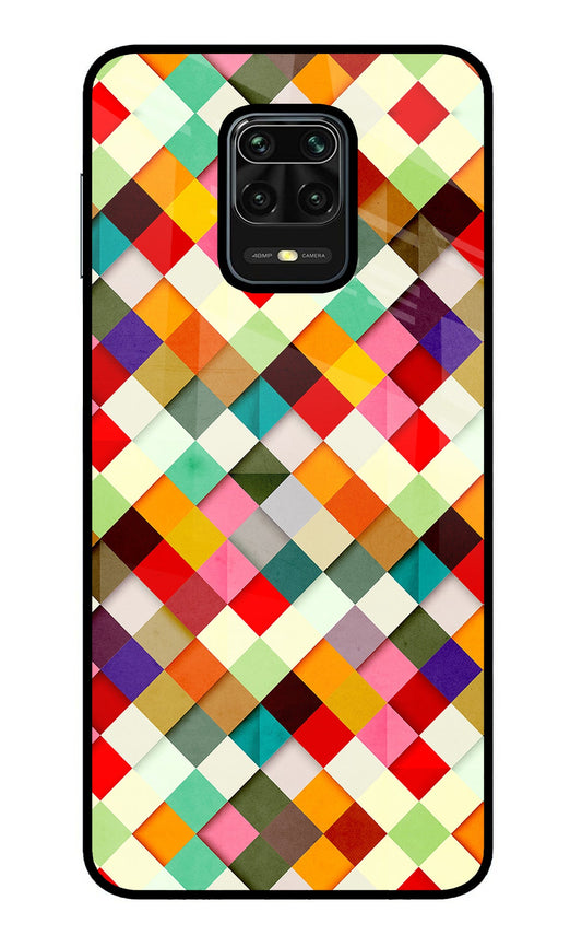 Geometric Abstract Colorful Redmi Note 9 Pro/Pro Max Glass Case