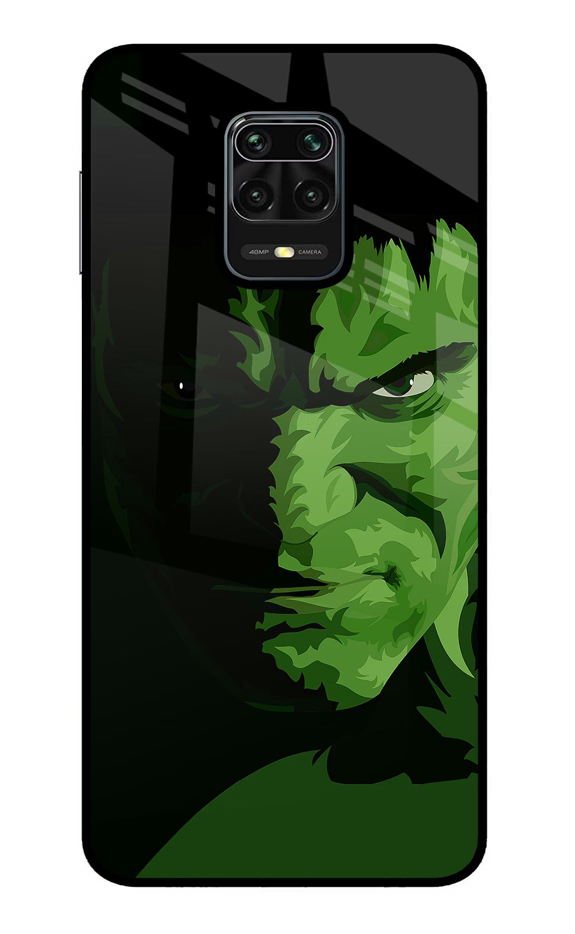 HULK Redmi Note 9 Pro/Pro Max Glass Case Back Cover by Casekaro