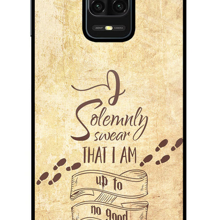 I Solemnly swear that i up to no good Redmi Note 9 Pro/Pro Max Glass Case