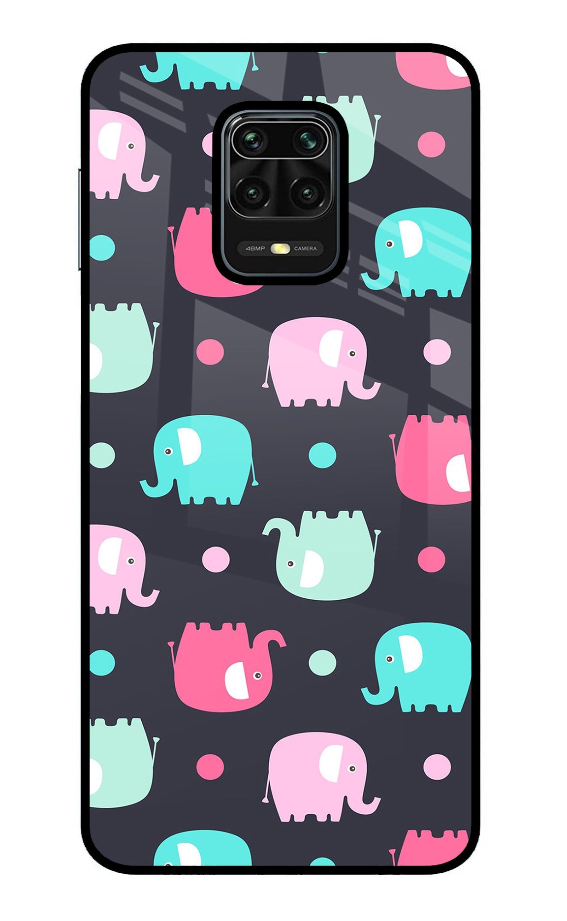 Elephants Redmi Note 9 Pro/Pro Max Glass Case