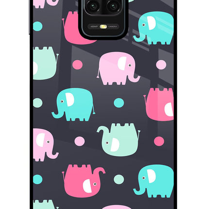 Elephants Redmi Note 9 Pro/Pro Max Glass Case