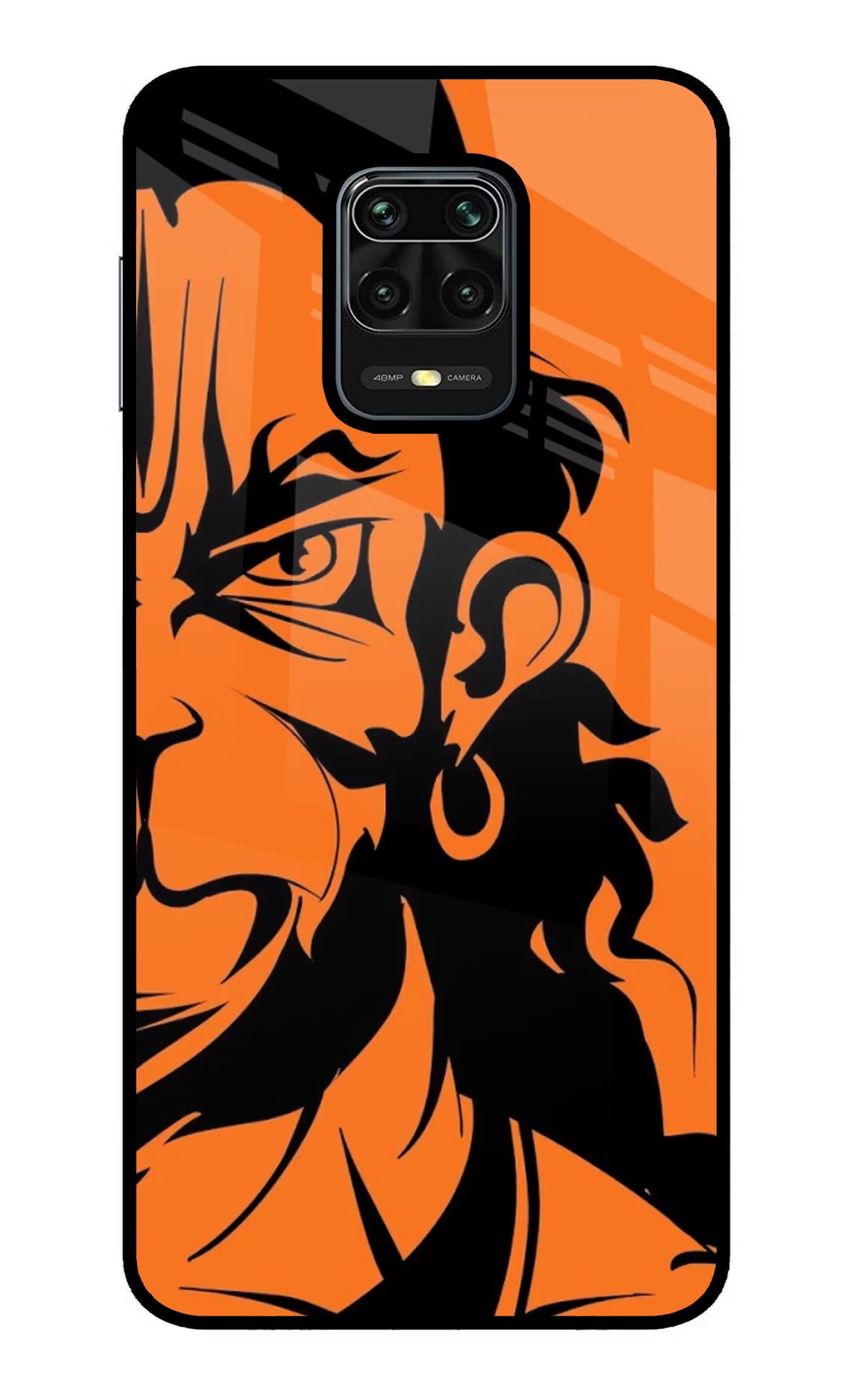 Hanuman Redmi Note 9 Pro/Pro Max Glass Case Back Cover by Casekaro
