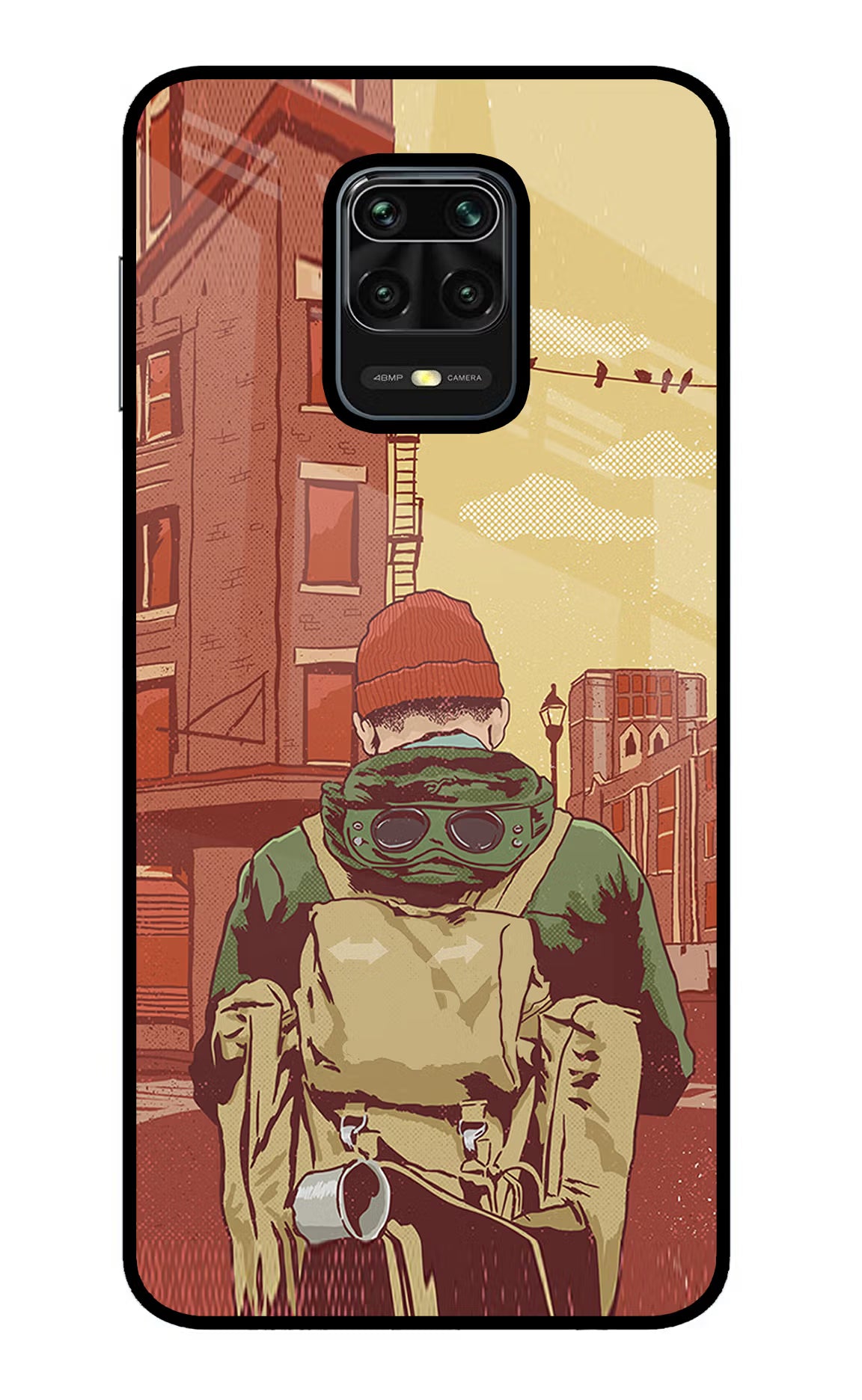 Adventurous Redmi Note 9 Pro/Pro Max Glass Case Back Cover by Casekaro