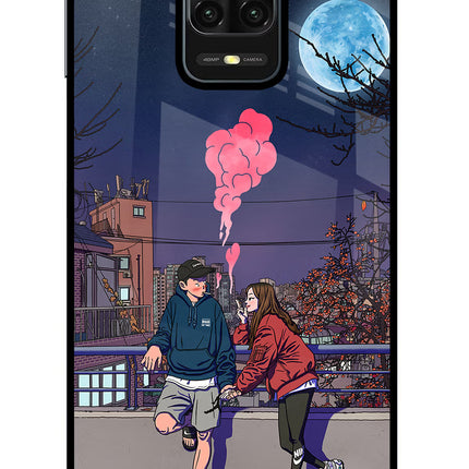 Chilling Couple Redmi Note 9 Pro/Pro Max Glass Case