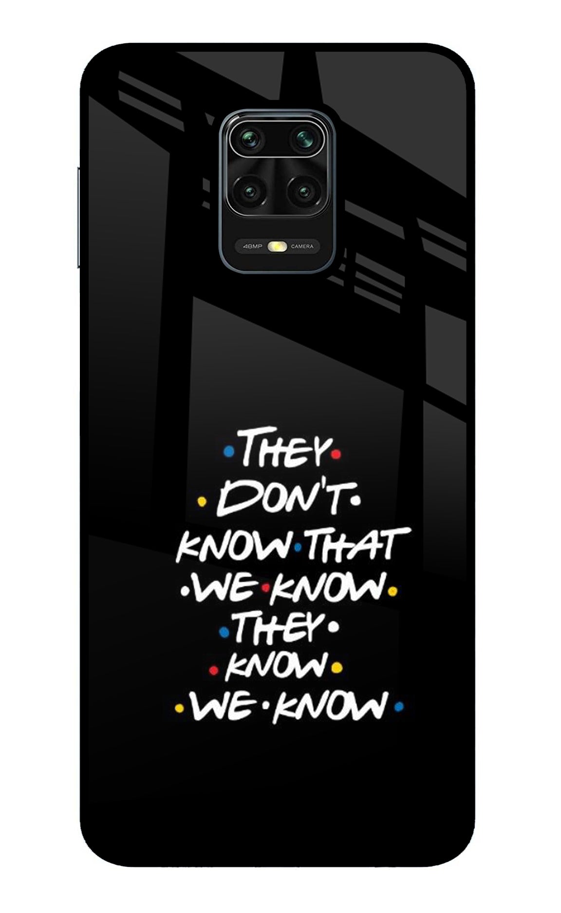 FRIENDS Dialogue Redmi Note 9 Pro/Pro Max Glass Case