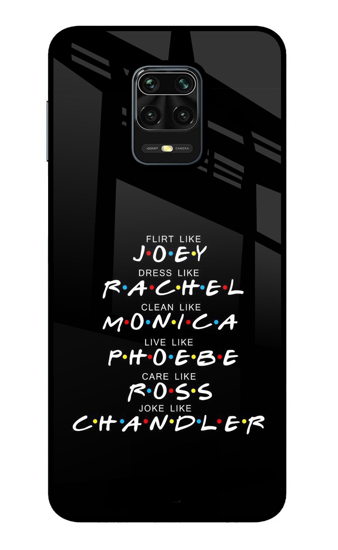 FRIENDS Character Redmi Note 9 Pro/Pro Max Back Cover