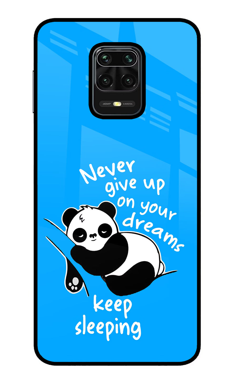 Keep Sleeping Redmi Note 9 Pro/Pro Max Back Cover, Metal case