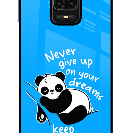 Keep Sleeping Redmi Note 9 Pro/Pro Max Glass Case