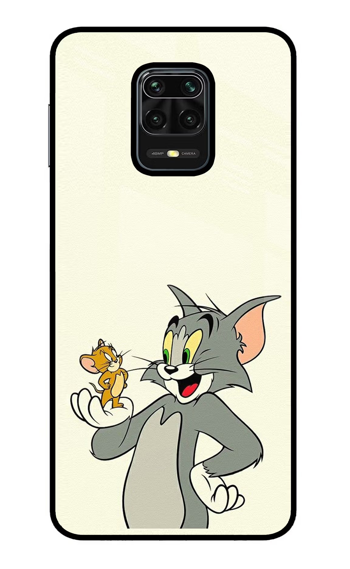 Tom & Jerry Redmi Note 9 Pro/Pro Max Glass Case Back Cover by Casekaro