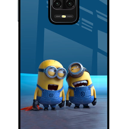 Minion Laughing Redmi Note 9 Pro/Pro Max Glass Case Back Cover by Casekaro