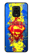 Superman logo Redmi Note 9 Pro/Pro Max Glass Case Back Cover by Casekaro