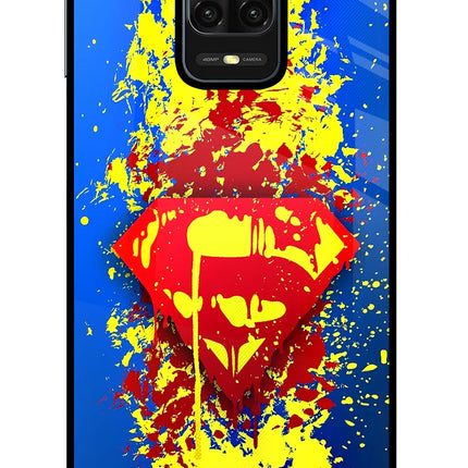 Superman logo Redmi Note 9 Pro/Pro Max Glass Case