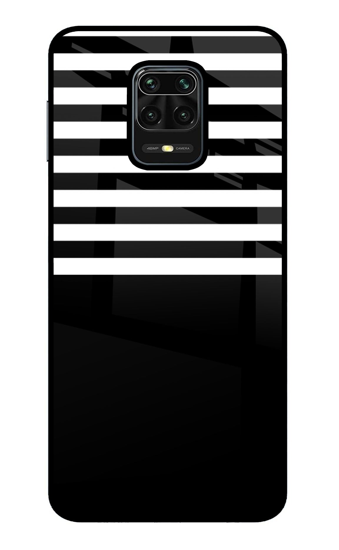 Black and White Print Redmi Note 9 Pro/Pro Max Back Cover