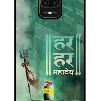 Har Har Mahadev Shivling Redmi Note 9 Pro/Pro Max Glass Case