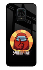 Among Us Shhh! Redmi Note 9 Pro/Pro Max Glass Case Back Cover by Casekaro