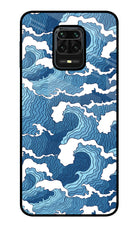 Blue Waves Redmi Note 9 Pro/Pro Max Glass Case