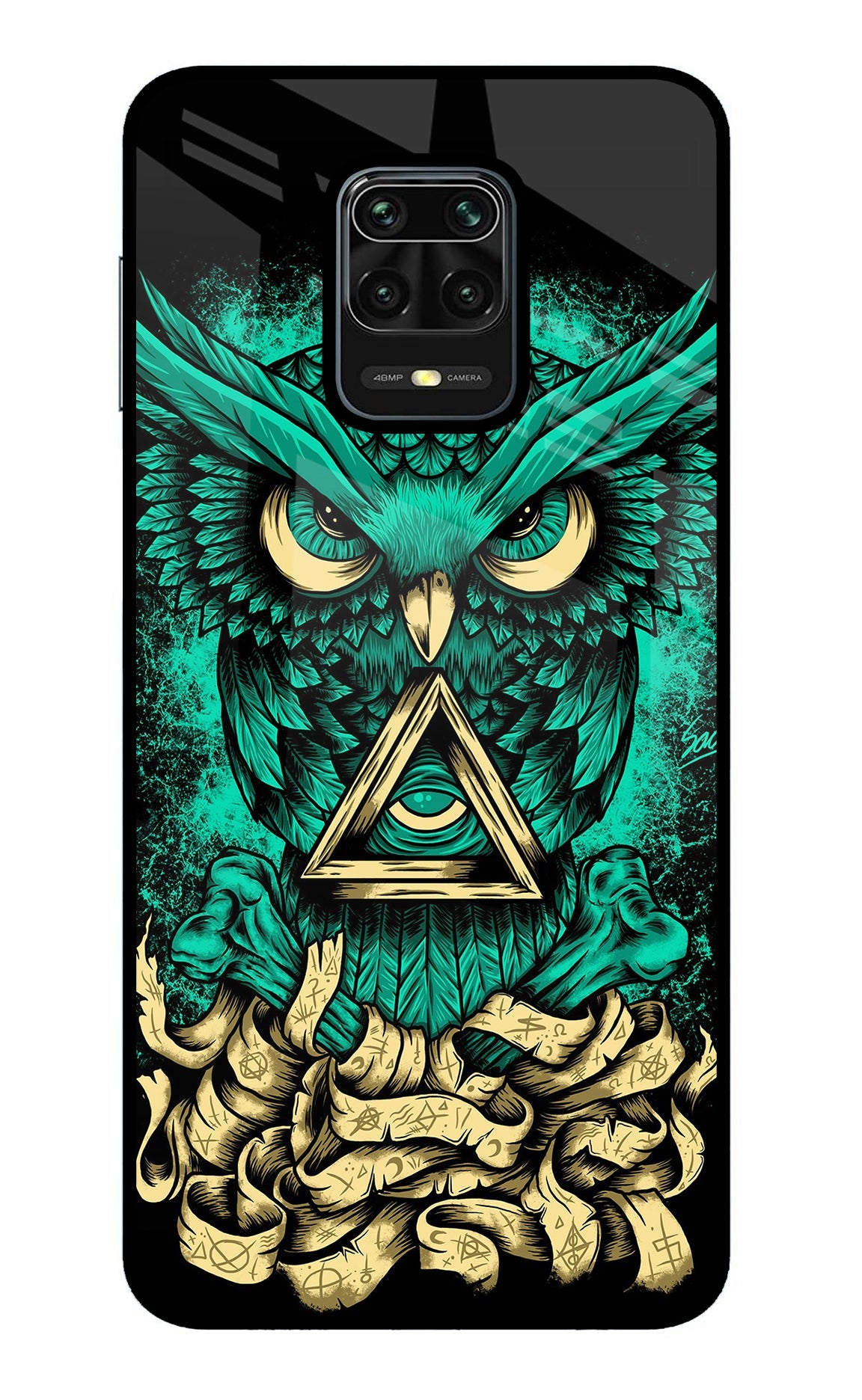 Green Owl Redmi Note 9 Pro/Pro Max Back Cover