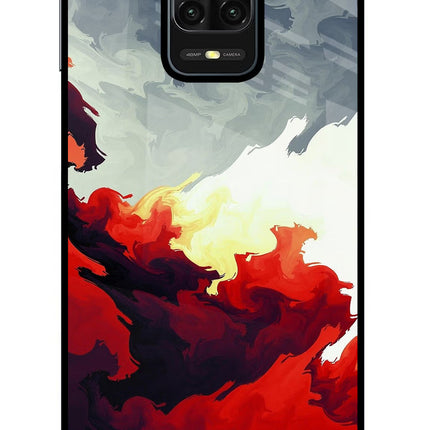 Fire Cloud Redmi Note 9 Pro/Pro Max Glass Case