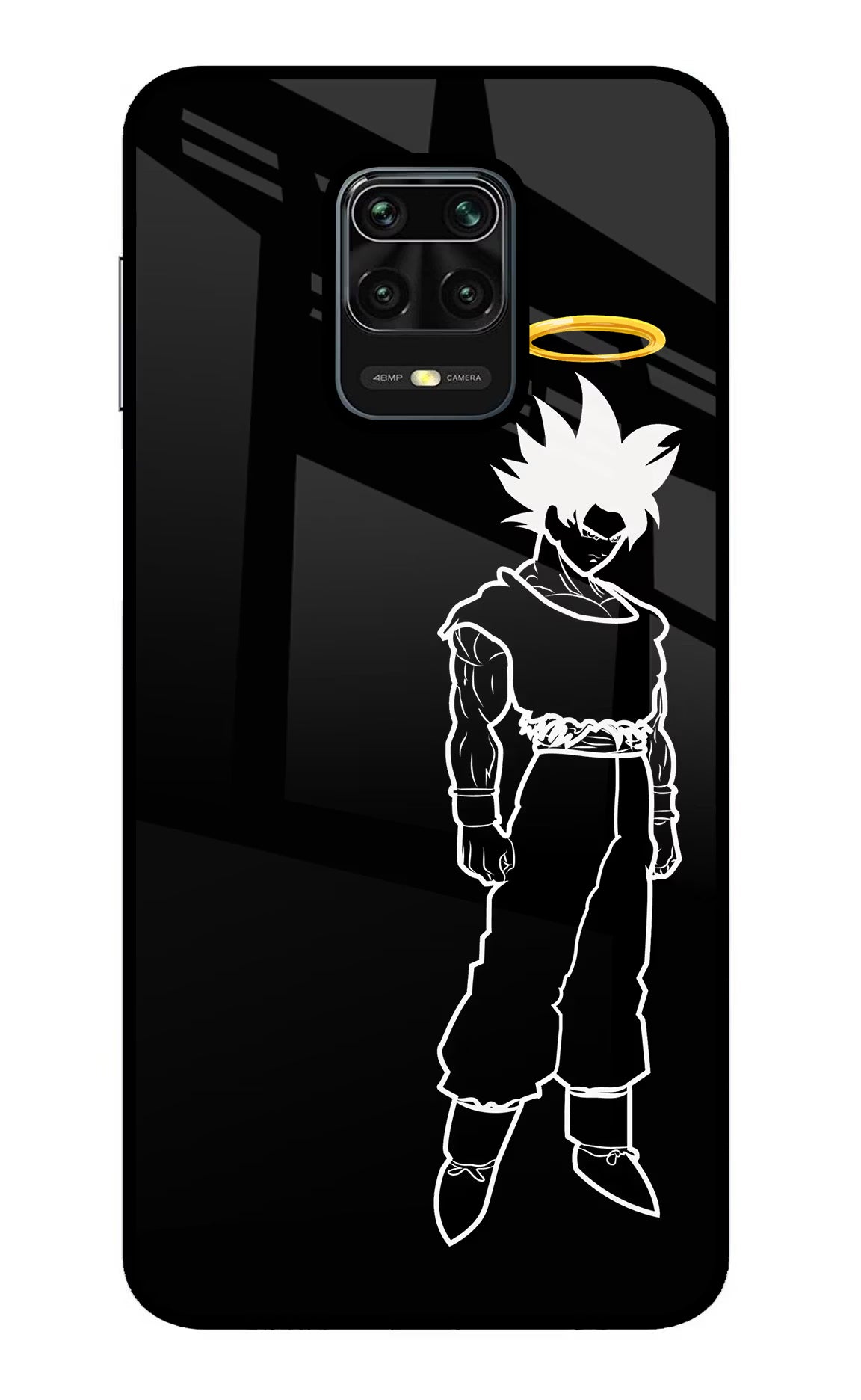 DBS Character Redmi Note 9 Pro/Pro Max Glass Case Back Cover by Casekaro