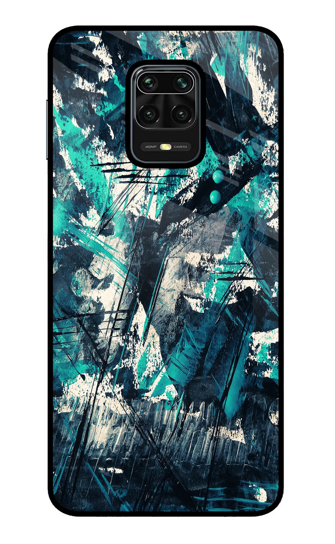 Artwork Redmi Note 9 Pro/Pro Max Glass Case Back Cover by Casekaro