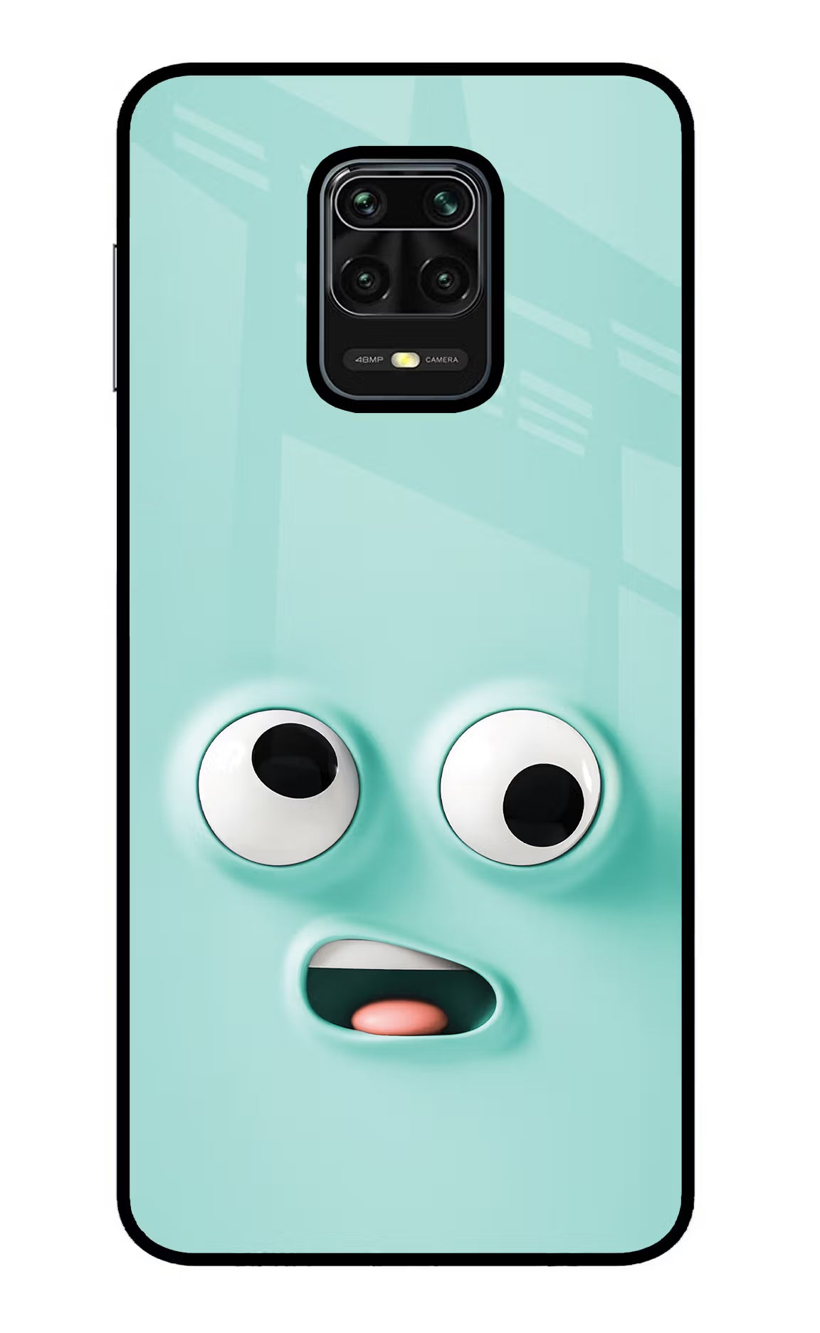 Funny Cartoon Redmi Note 9 Pro/Pro Max Glass Case Back Cover by Casekaro