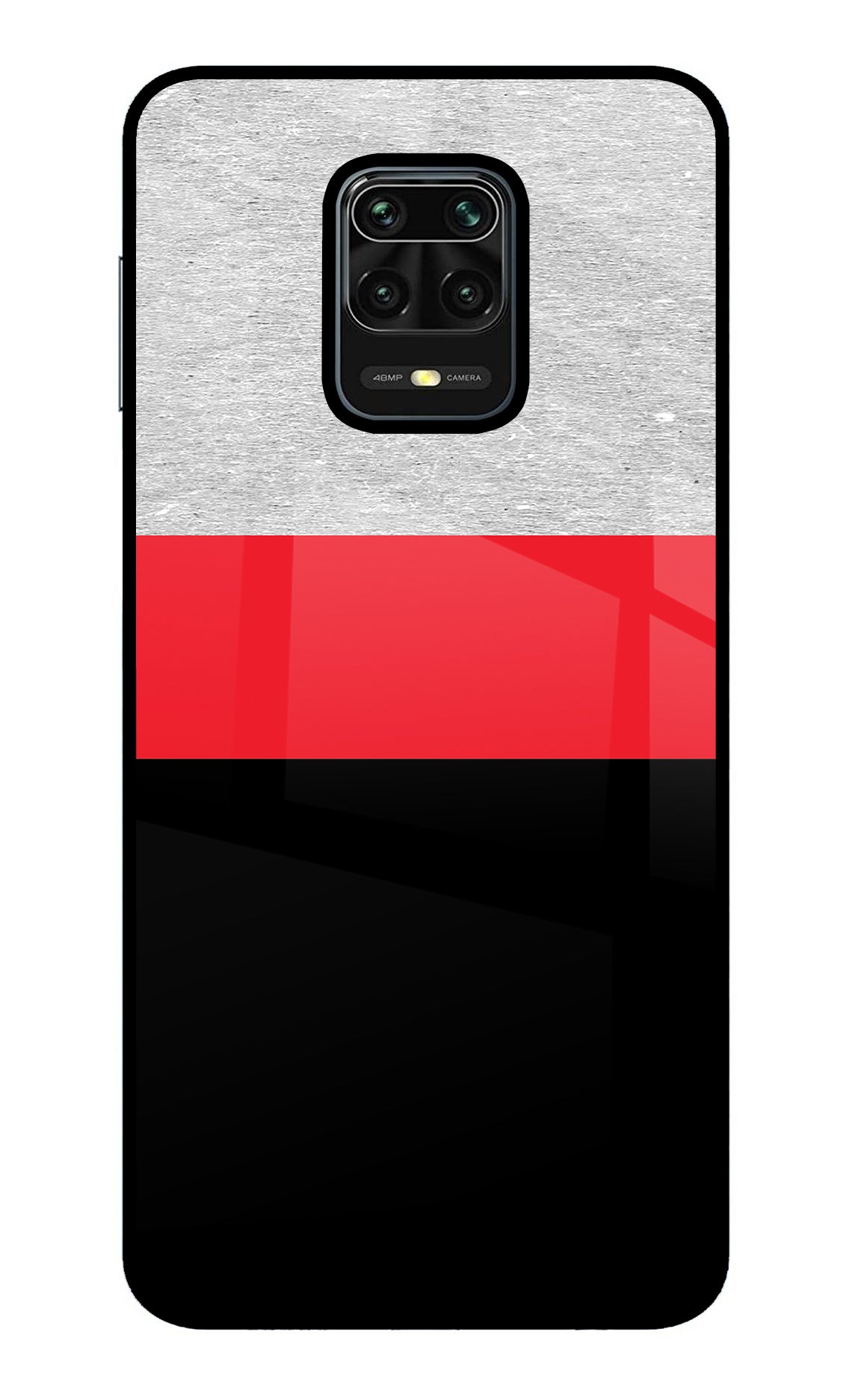 Tri Color Pattern Redmi Note 9 Pro/Pro Max Back Cover