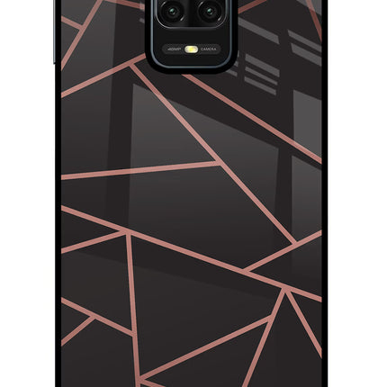 Geometric Pattern Redmi Note 9 Pro/Pro Max Glass Case