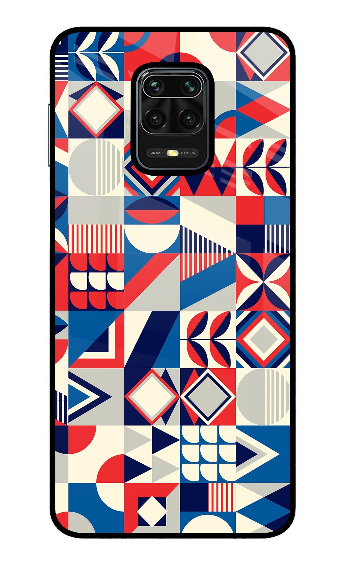 Colorful Pattern Redmi Note 9 Pro/Pro Max Glass Case