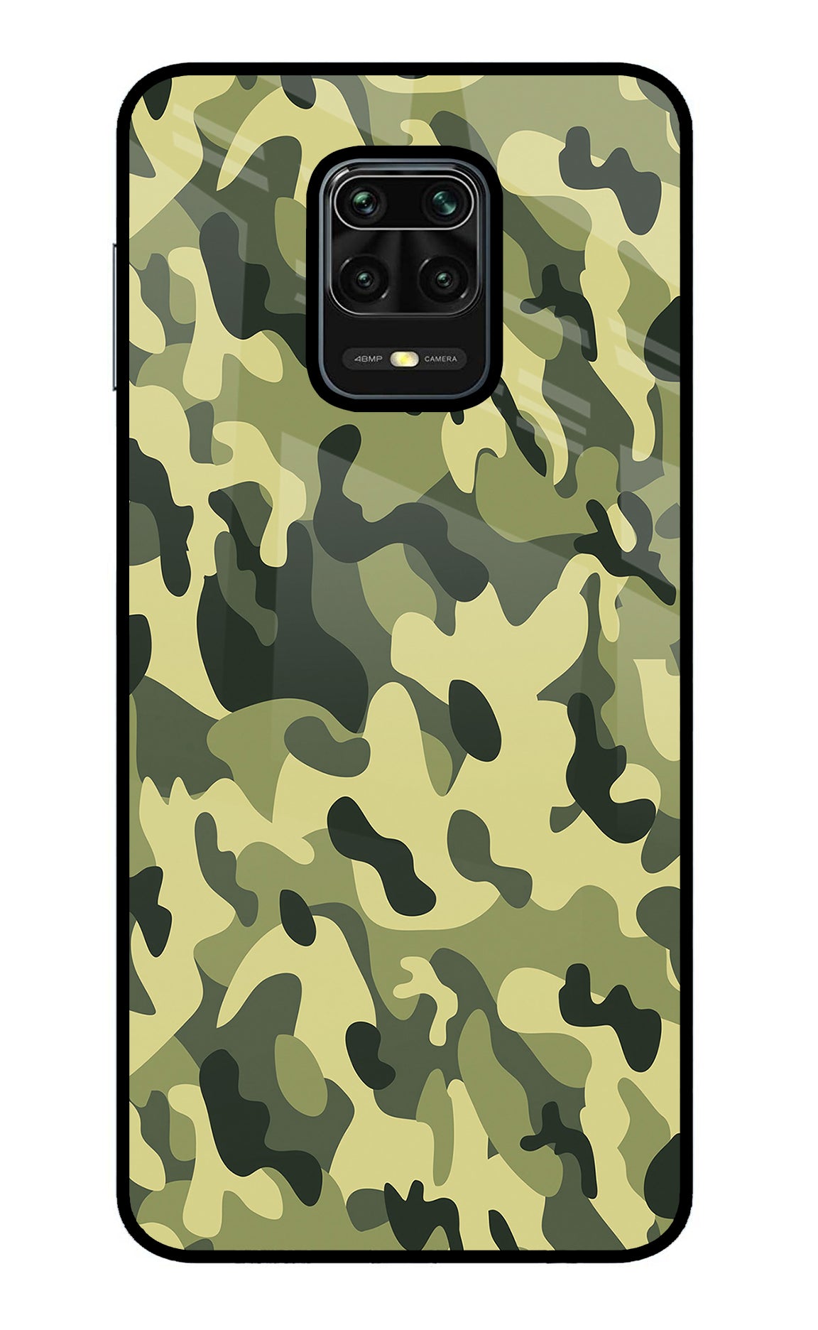 Camouflage Redmi Note 9 Pro/Pro Max Glass Case