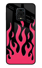 Fire Flames Redmi Note 9 Pro/Pro Max Glass Case Back Cover by Casekaro