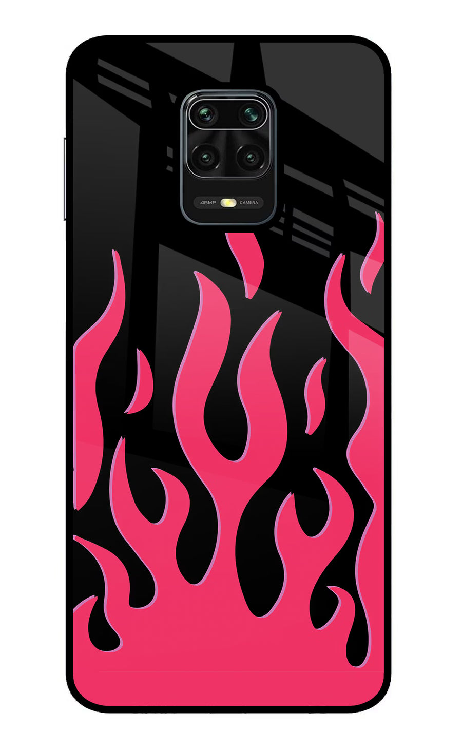 Fire Flames Redmi Note 9 Pro/Pro Max Back Cover, Metal case