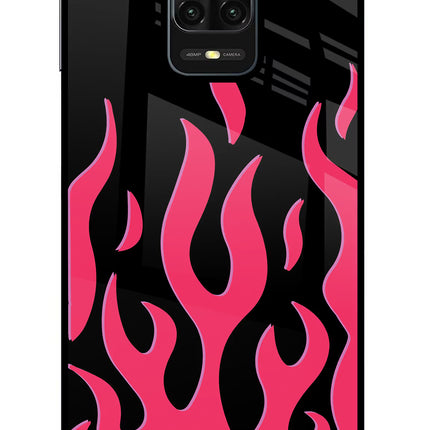 Fire Flames Redmi Note 9 Pro/Pro Max Glass Case