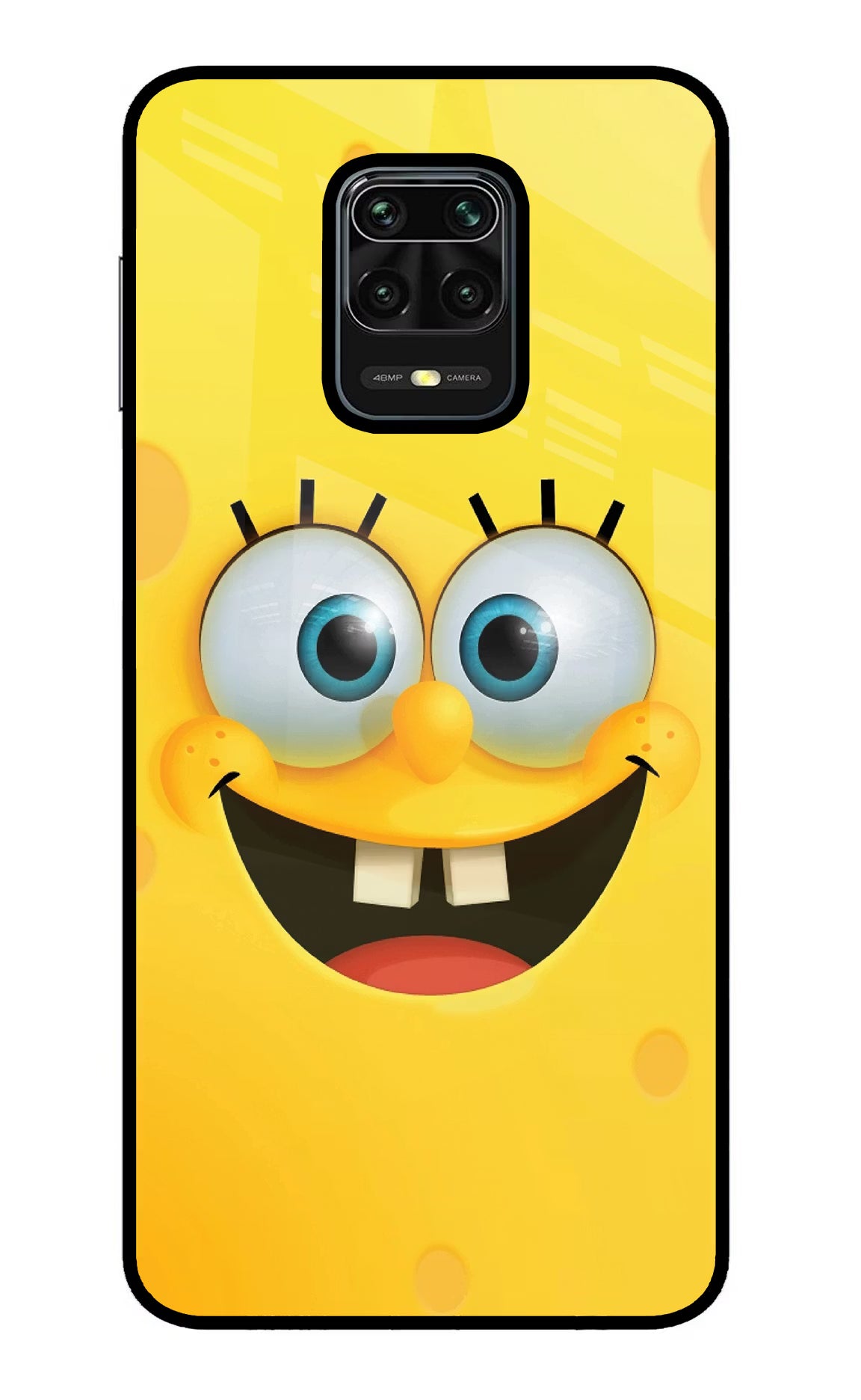 Sponge 1 Redmi Note 9 Pro/Pro Max Glass Case Back Cover by Casekaro