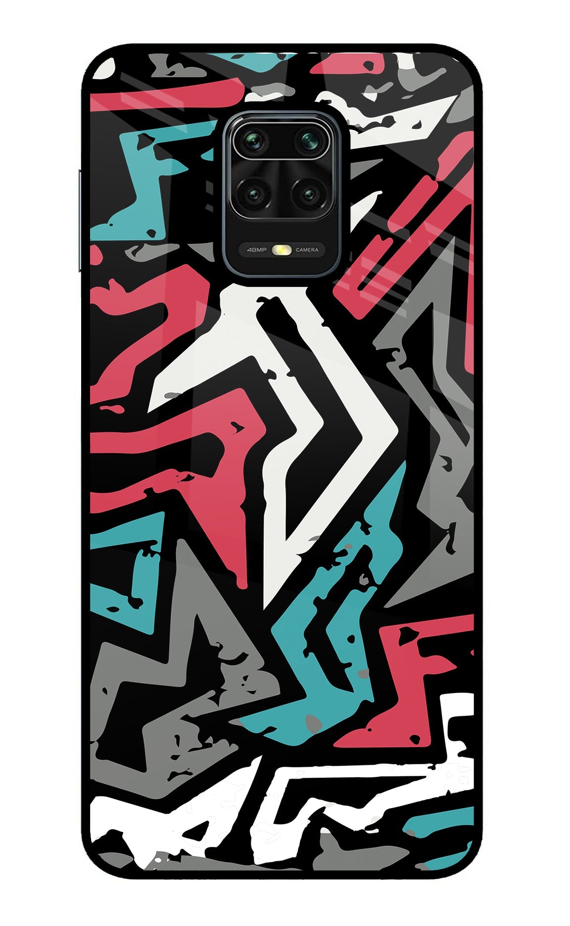 Geometric Graffiti Redmi Note 9 Pro/Pro Max Back Cover