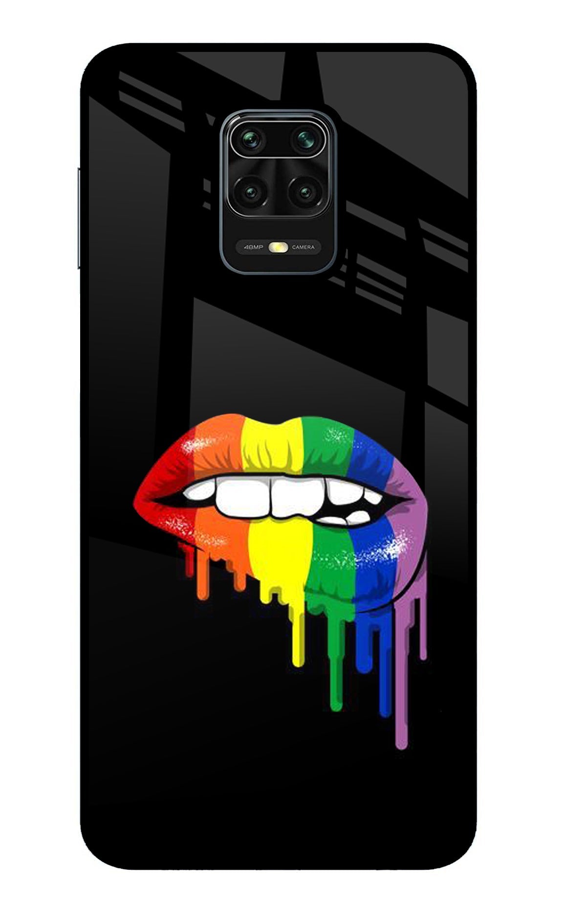 Lips Biting Redmi Note 9 Pro/Pro Max Glass Case