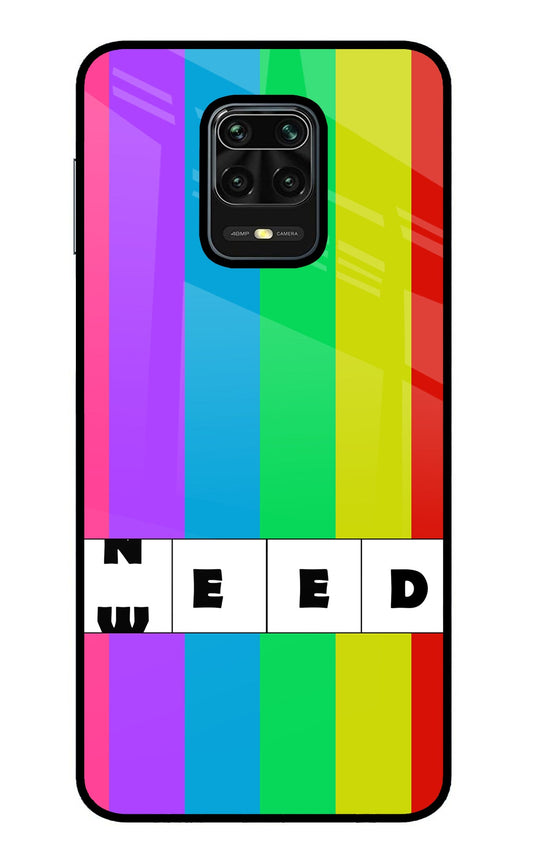 Need Weed Redmi Note 9 Pro/Pro Max Glass Case