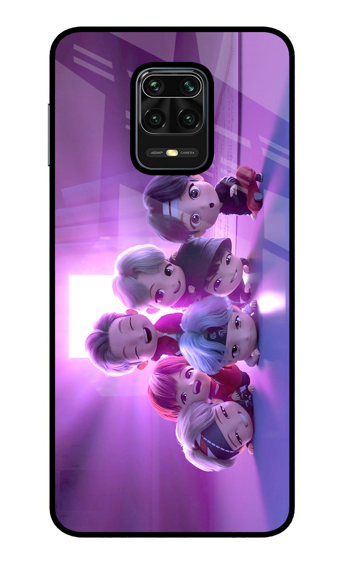 BTS Chibi Redmi Note 9 Pro/Pro Max Back Cover