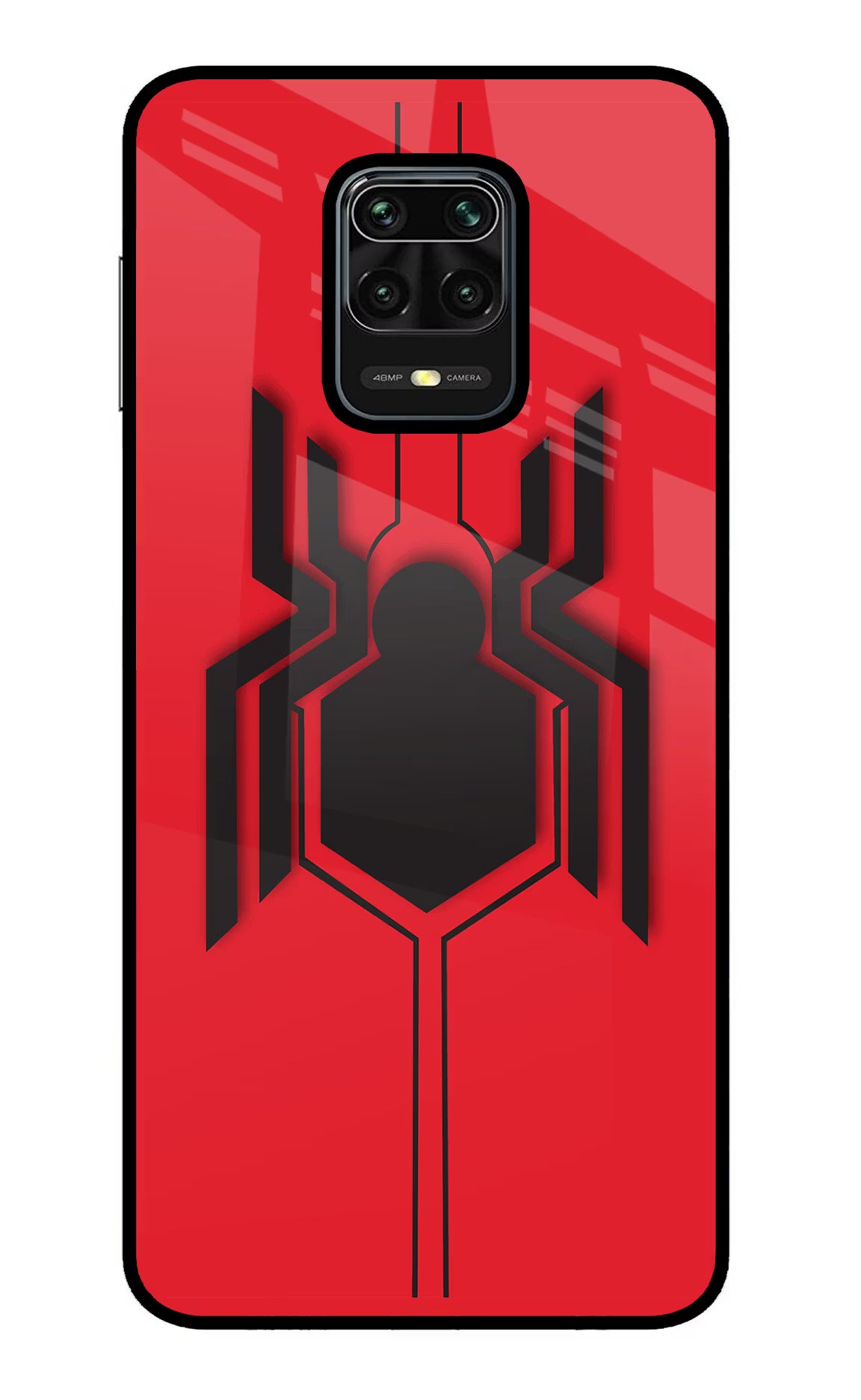 Spider Redmi Note 9 Pro/Pro Max Glass Case Back Cover by Casekaro