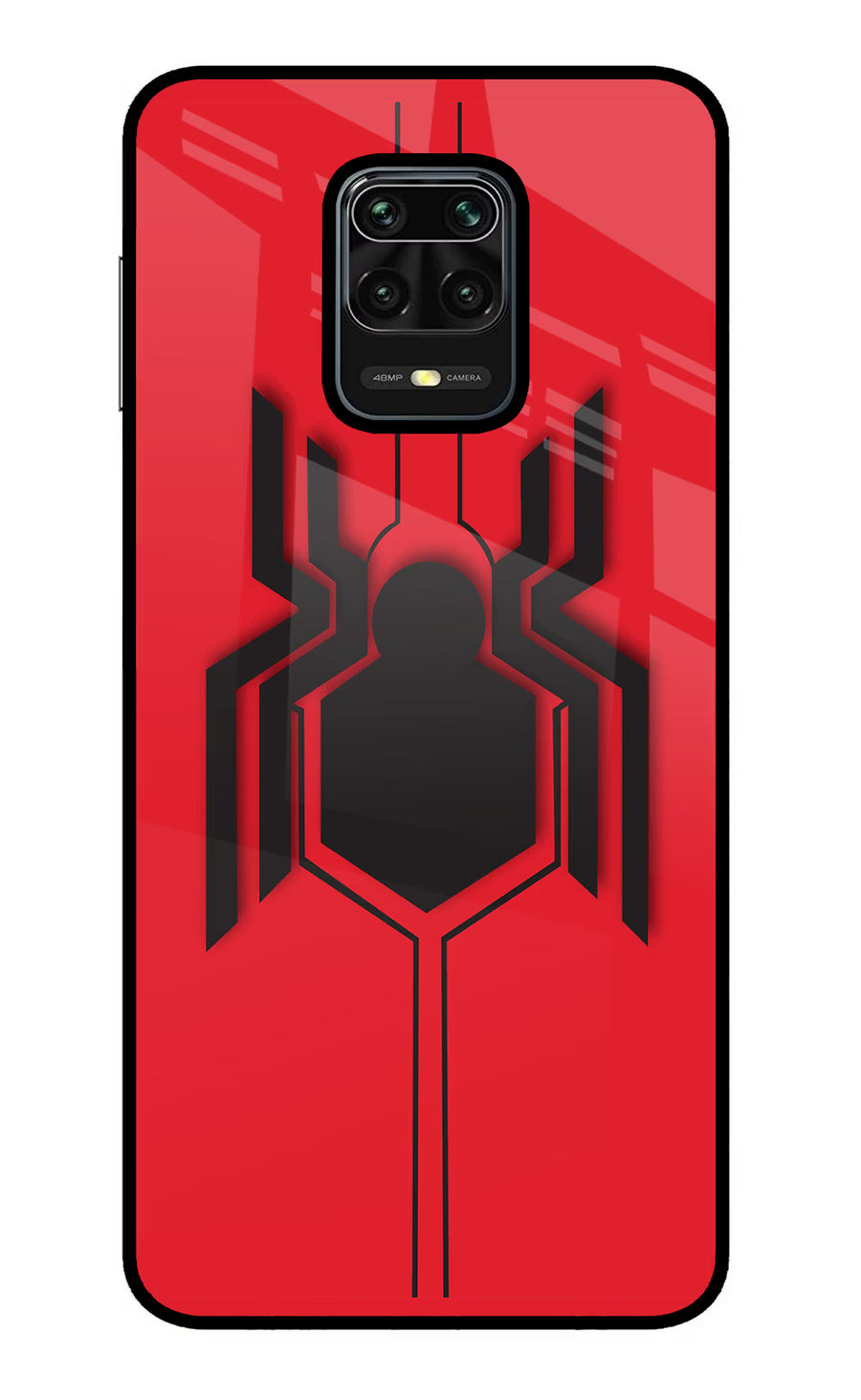 Spider Redmi Note 9 Pro/Pro Max Back Cover, Glass case
