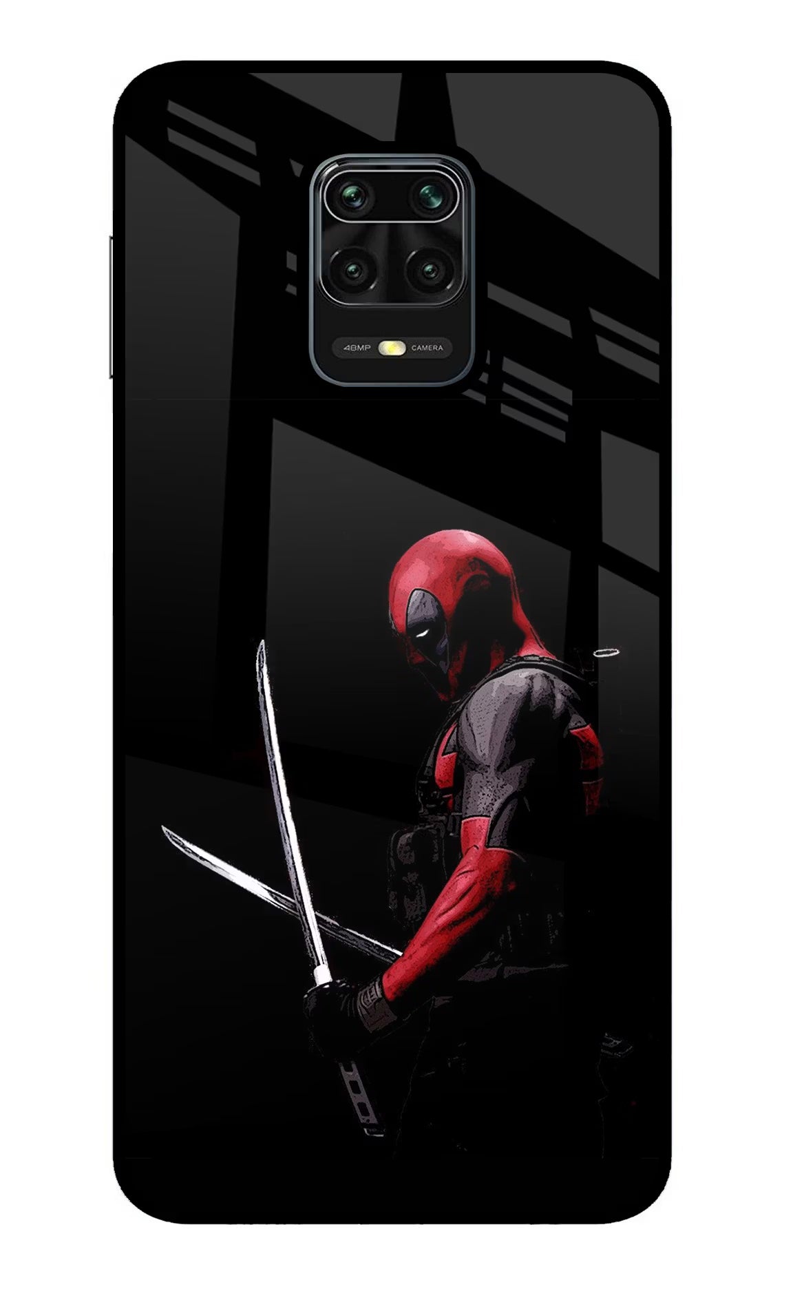 Deadpool Redmi Note 9 Pro/Pro Max Glass Case Back Cover by Casekaro