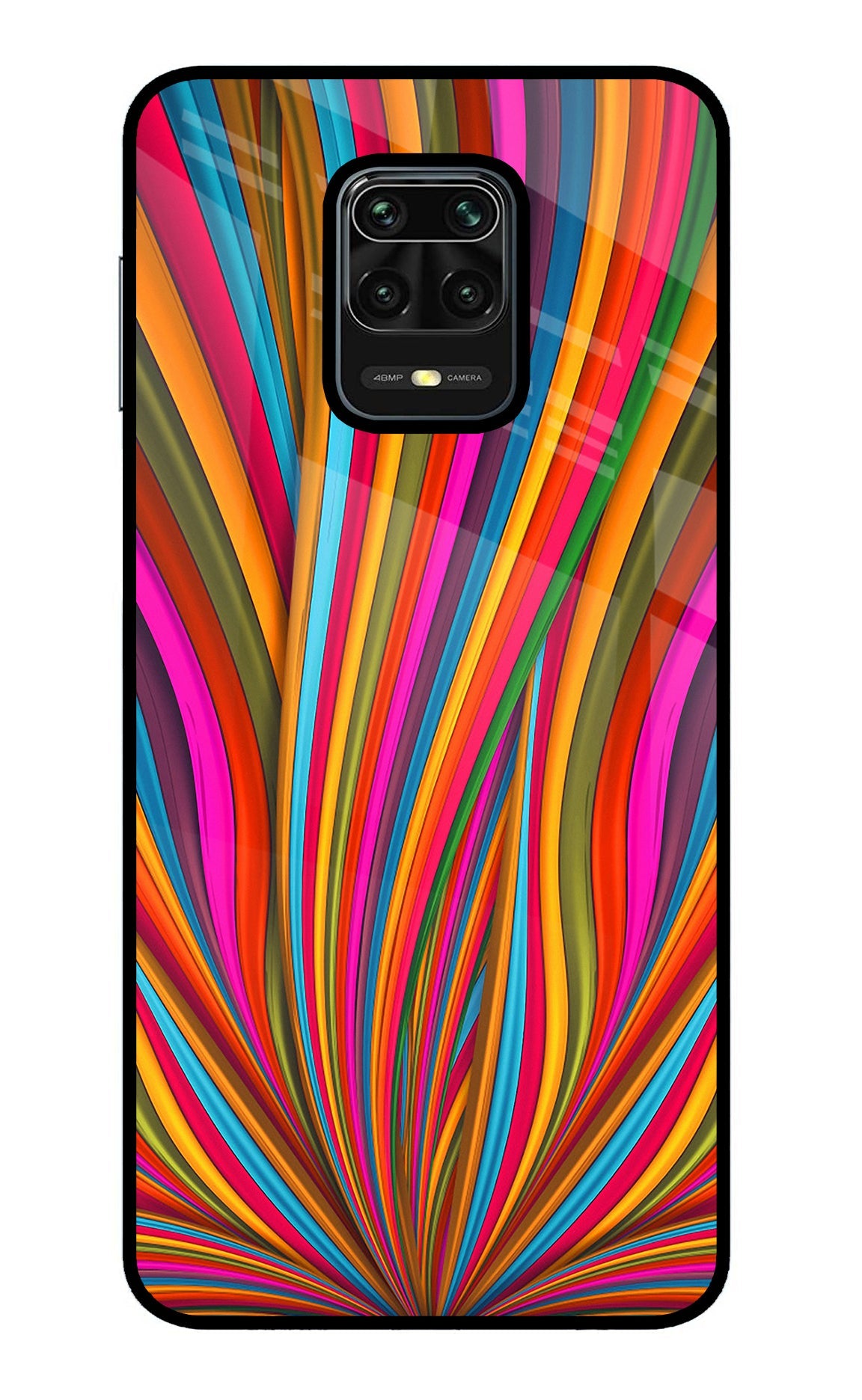 Trippy Wavy Redmi Note 9 Pro/Pro Max Glass Case