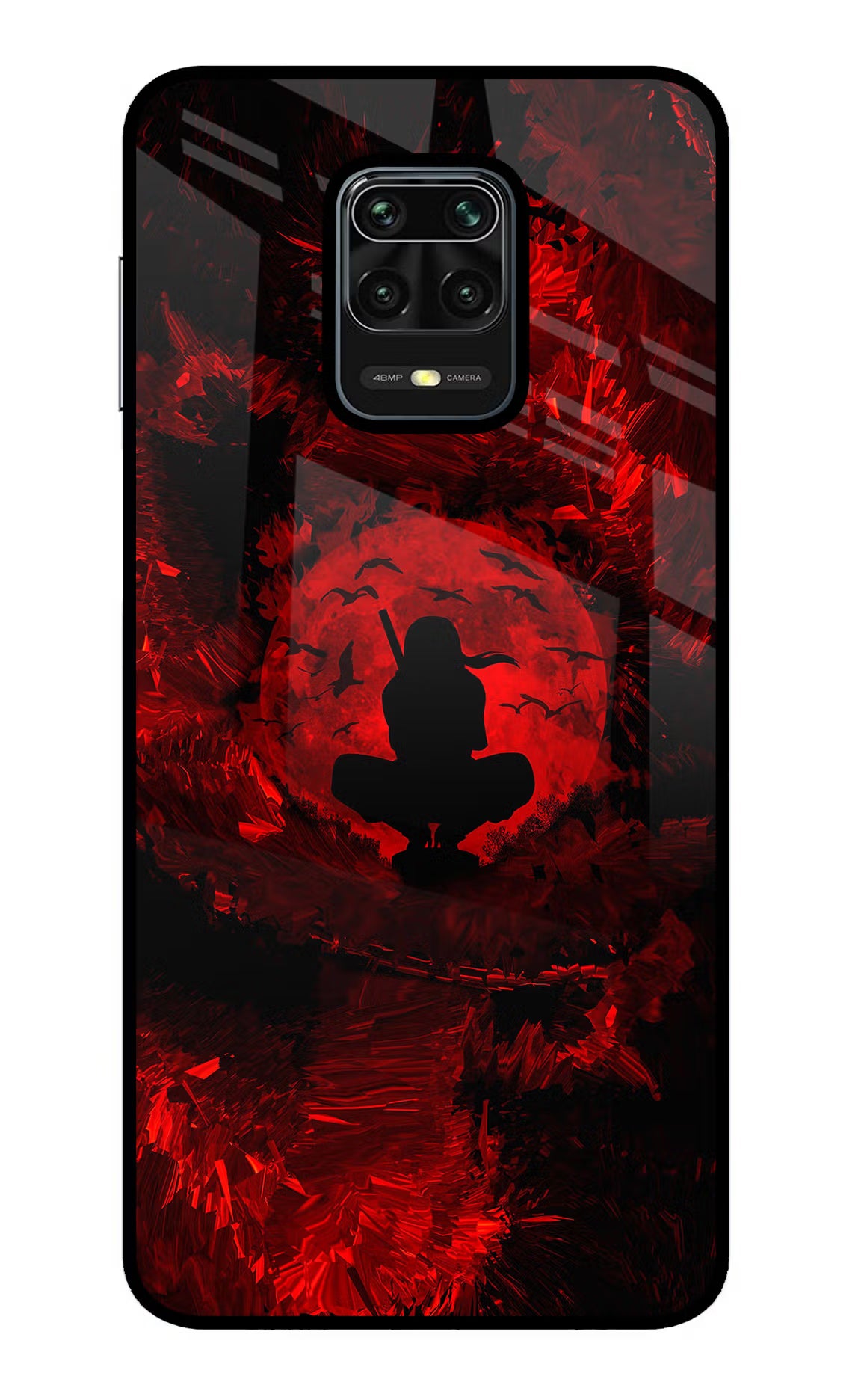 Itachi Uchiha Redmi Note 9 Pro/Pro Max Glass Case Back Cover by Casekaro
