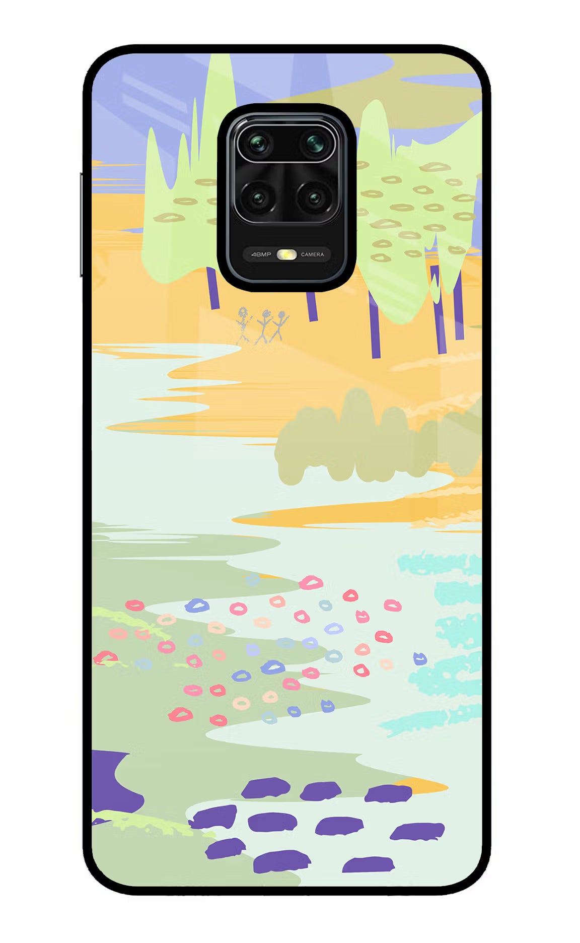 Scenery Redmi Note 9 Pro/Pro Max Glass Case Back Cover by Casekaro