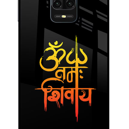 Om Namah Shivay Redmi Note 9 Pro/Pro Max Glass Case Back Cover by Casekaro